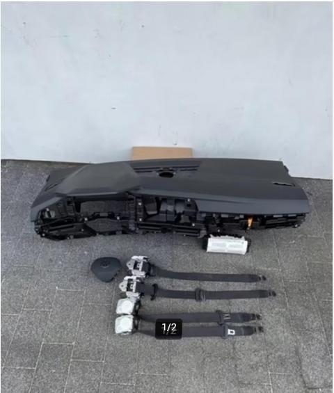 Dashboard + Airbags + Veiligheidsgordels Vw Golf 8 VIII, Auto-onderdelen, Dashboard en Schakelaars, Nieuw, Volkswagen, Verzenden