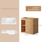 Wastafelkast - Wastafelmeubel - Wastafelonderkast - 50,5 cm, Huis en Inrichting, Verzenden, Zo goed als nieuw