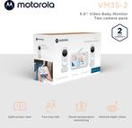 Motorola Nursery VM35-2 - Babyfoon met 5-Inch Gesplitst, Verzenden, Zo goed als nieuw