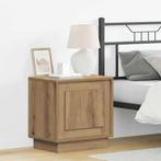 vidaXL Nachtkastje met Artisan Eiken 44 x 34,5 x 45 cm, Minder dan 45 cm, Verzenden, Nieuw, Minder dan 55 cm