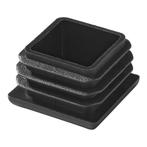 ProPlus Vierkante insteekdop - 30 x 30 mm - zwart - PE ma..., Ophalen of Verzenden, Nieuw