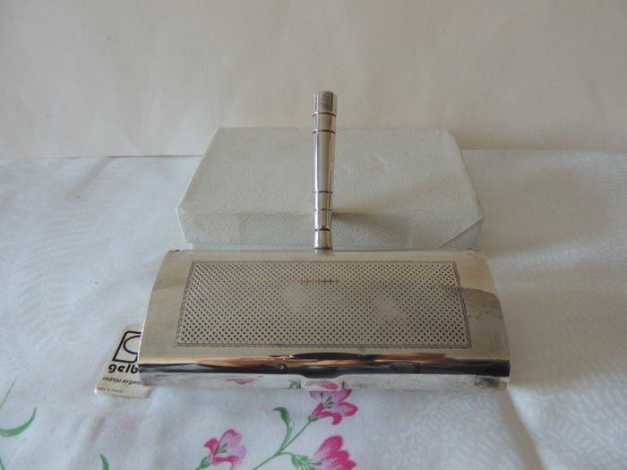 Kruimeldief - Prachtige zilverkleurige metalen kruimelveger, Antiek en Kunst, Antiek | Keukenbenodigdheden