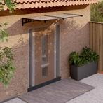 vidaXL Deurluifel 199x90 cm polycarbonaat zwart, Verzenden, Nieuw
