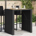 vidaXL Tuinbartafel acaciahouten blad 105x80x110 cm poly, Tuin en Terras, Verzenden, Nieuw