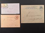 Duitse Rijk 1889/1920 - Pakketreiskaarten, veldpost,, Postzegels en Munten, Postzegels | Europa | Duitsland, Gestempeld