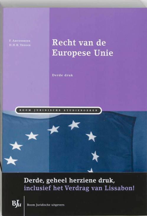 Recht Van De Europese Unie 9789054549406, Boeken, Wetenschap, Zo goed als nieuw, Verzenden