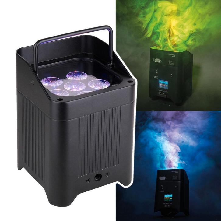 Citronic ViPAR: 6x18W Slimme Oplaadbare RGBWA/UV, Muziek en Instrumenten, Licht en Laser, Overige typen, Nieuw, Verzenden