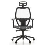 Bureaustoel | Met Armleuning | Netstof | Grijs | Ergonomisch, Huis en Inrichting, Bureaus, Verzenden, Nieuw