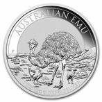 Emu (Australie) 1 oz 2023 (30.000 oplage), Postzegels en Munten, Munten | Oceanië, Zilver, Losse munt, Verzenden