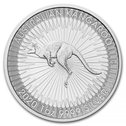 Kangaroo 1 oz 2020 (Perth Mint), Postzegels en Munten, Munten | Oceanië, Losse munt, Zilver, Verzenden