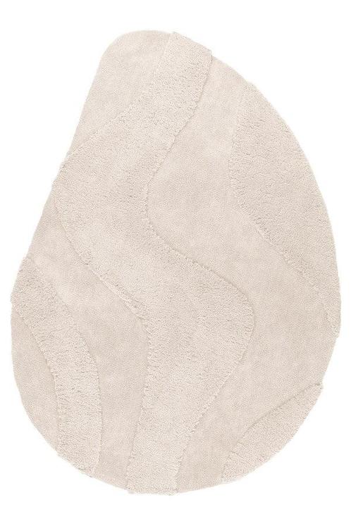Organisch Vloerkleed | Milano | Golven | Crème | 160x230 cm, Huis en Inrichting, Stoffering | Tapijten en Kleden, Verzenden