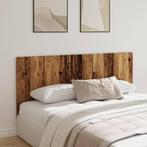 vidaXL Hoofdeinde 200x1,5x80 cm bewerkt hout oud houtkleurig, Huis en Inrichting, Slaapkamer | Bedden, Verzenden, Nieuw, Bruin
