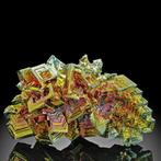 XL! Levendig Bismut Kristalen - Hoogte: 10.3 cm - Breedte:, Verzamelen, Mineralen en Fossielen