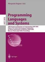 Programming Languages and Systems : 12th Europe. Degano,, Degano, Pierpaolo, Zo goed als nieuw, Verzenden
