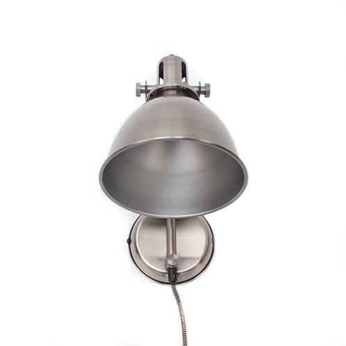 LABEL51 - Wandlamp Spot - Antiek Zilver Metaal, Huis en Inrichting, Lampen | Wandlampen, Nieuw, Metaal, Ophalen