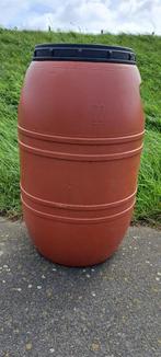 235 liter vat met draaideksel/regenton, Tuin en Terras, Regentonnen, Ophalen, Kunststof, 150 liter of meer, Zo goed als nieuw