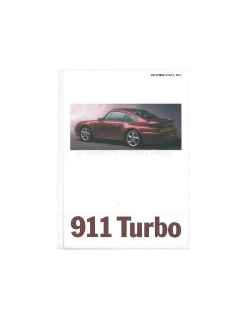 1995 PORSCHE 911 TURBO HARDCOVER BROCHURE DUITS, Boeken, Auto's | Folders en Tijdschriften, Porsche