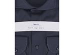 Profuomo Travel Overhemd - Lange Mouwen - Stretch - Blauw, Verzenden, Nieuw