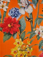 Exclusief Bohemisch bloemenweefsel, oranje - 300x280cm -