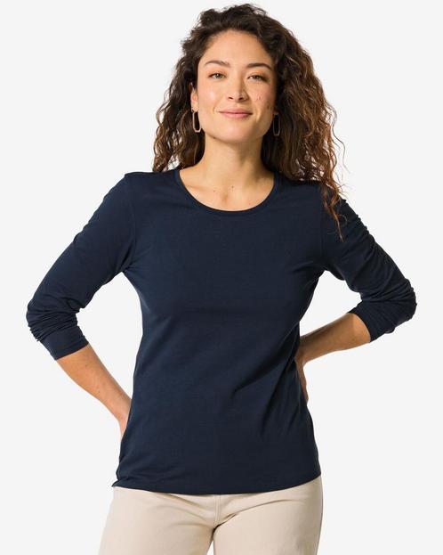 HEMA Dames t-shirt donkerblauw van €12.49 voor €10.49 sale, Kleding | Dames, Overige Dameskleding, Nieuw, Verzenden