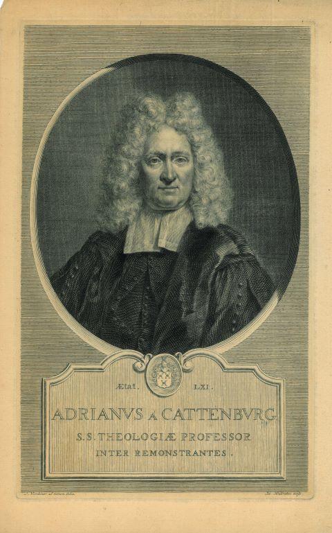 Portrait of Adriaan van Cattenburgh, Antiek en Kunst, Kunst | Etsen en Gravures