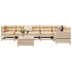 vidaXL 7-delige Loungeset massief grenenhout, Verzenden, Nieuw, Loungeset