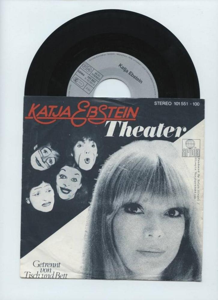 Katja Ebstein – Theater / Getrennt Von Tisch Und Bett (1-7-, Cd's en Dvd's, Vinyl Singles, Ophalen of Verzenden