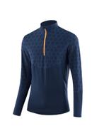 Loeffler shirt voor heren lange mouwen M Midlayer Hywa Br..., Verzenden, Nieuw, Blauw