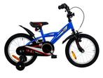 2Cycle Biker - Blauw - Jongensfiets 4 tot 6 jaar, Fietsen en Brommers, Fietsen | Jongens, Nieuw, 16 inch, Verzenden
