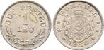 1 Leu 1924 Rumaenien Ferdinand I 1914-1927, Postzegels en Munten, Munten | Europa | Niet-Euromunten, Verzenden