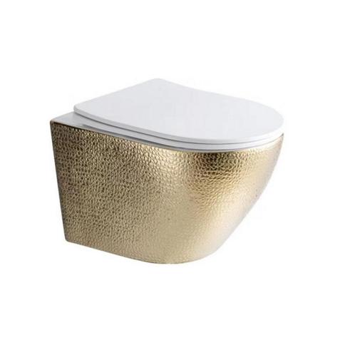Wandcloset Best Design Royal-Gold Rimfree Inclusief Zitting, Doe-het-zelf en Verbouw, Sanitair, Overige typen, Nieuw, Ophalen of Verzenden