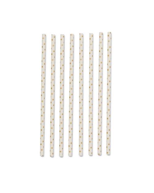 HEMA Papieren rietjes goud 20cm - 20 stuks, Huis en Inrichting, Keuken | Servies, Nieuw, Verzenden