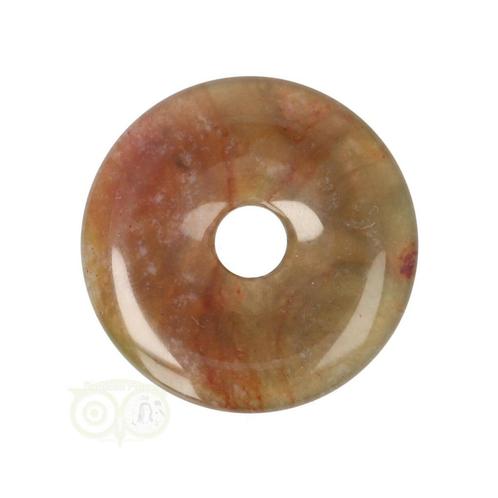 Heliotroop Donut hanger Nr 17 - Ø 3 cm, Sieraden, Tassen en Uiterlijk, Edelstenen, Nieuw, Verzenden
