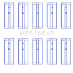 King Engine Bearings Honda H22 50mm Journal Crankshaft Main, Ophalen of Verzenden, Nieuw