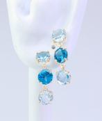 Zonder Minimumprijs - Oorbellen - 14 karaat Geel goud Topaas, Sieraden, Tassen en Uiterlijk, Oorbellen, Nieuw