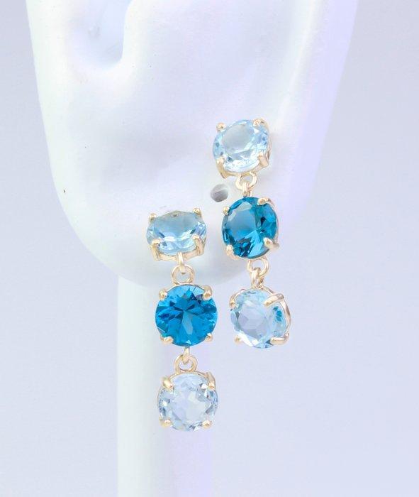 Zonder Minimumprijs - Oorbellen - 14 karaat Geel goud Topaas, Sieraden, Tassen en Uiterlijk, Oorbellen