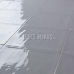 Wandtegel 15x15 cm artic midden grijs handvorm look, Doe-het-zelf en Verbouw, Tegels, Ophalen, Nieuw, 10 m² of meer, Wandtegels