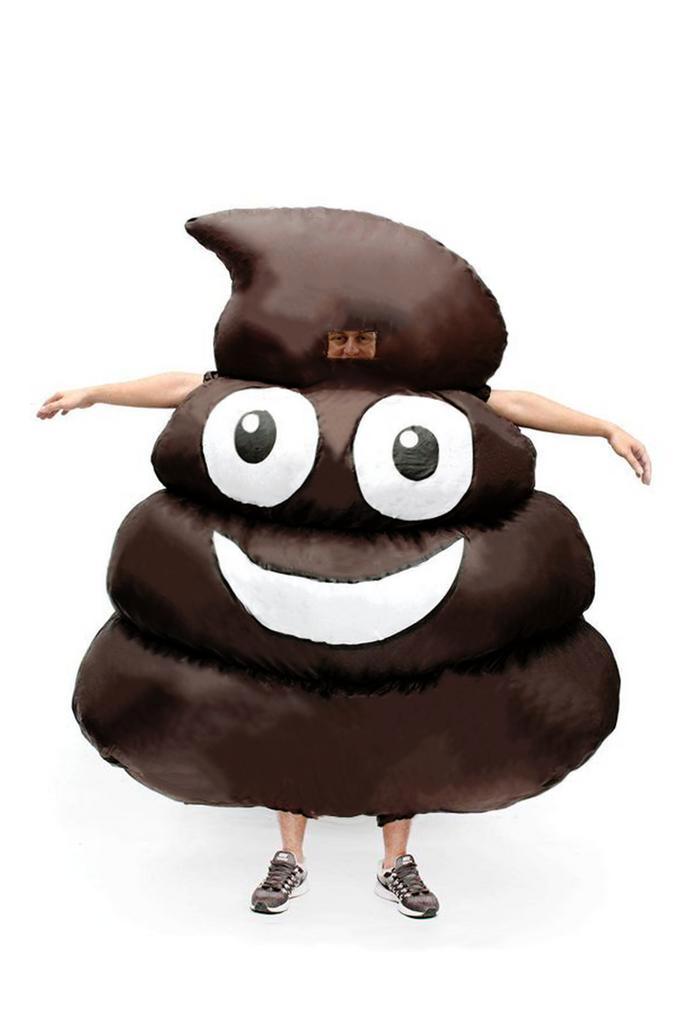 KIMU® Opblaas Kostuum Drol Opblaasbaar Pak Drollenpak Mascot, Kleding | Heren, Carnavalskleding en Feestkleding, Kleding, Nieuw