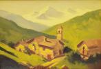 Alfredo Cavaldoro (1924-1984) - Paesaggio Montano in, Antiek en Kunst, Kunst | Schilderijen | Klassiek