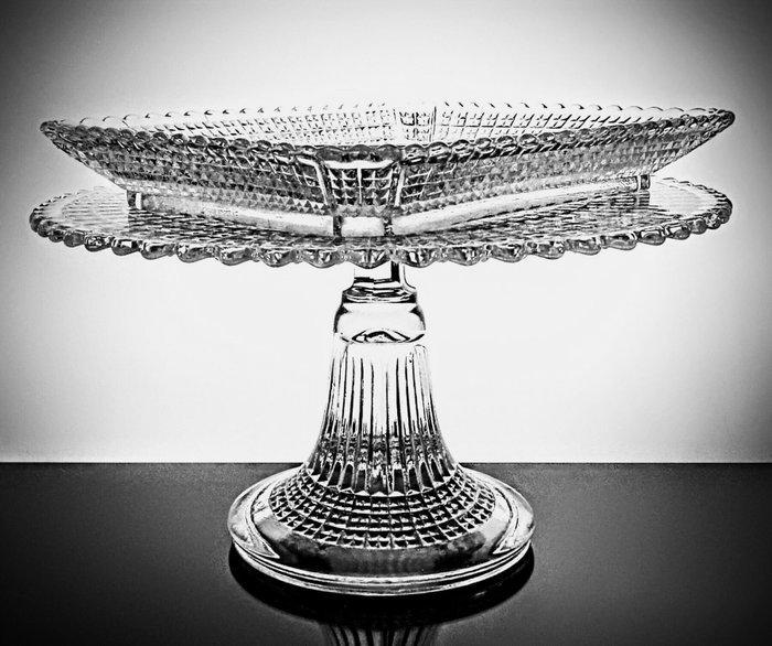 Val Saint Lambert - Charles Graffart - Schaal (2) - Cake, Antiek en Kunst, Antiek | Meubels | Tafels