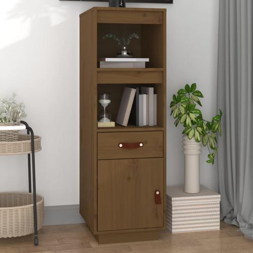 vidaXL buffetkast 34x40x108,5 cm massief grenenhout, Huis en Inrichting, Kasten | Buffetkasten, 25 tot 50 cm, Nieuw, Grenenhout