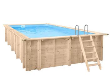 Houten Zwembad | Bali | Rechthoek | 7.90m x 4.00m x 1.38m beschikbaar voor biedingen