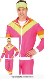 Neon Trainingspak Heren Roze, Verzenden, Nieuw, Feestartikel