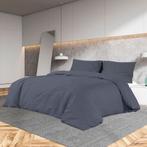 Dekbedovertrek Katoen Antraciet 260x220 - Tweedekansje: C..., Huis en Inrichting, Dekbedovertrek, Ophalen of Verzenden, Grijs