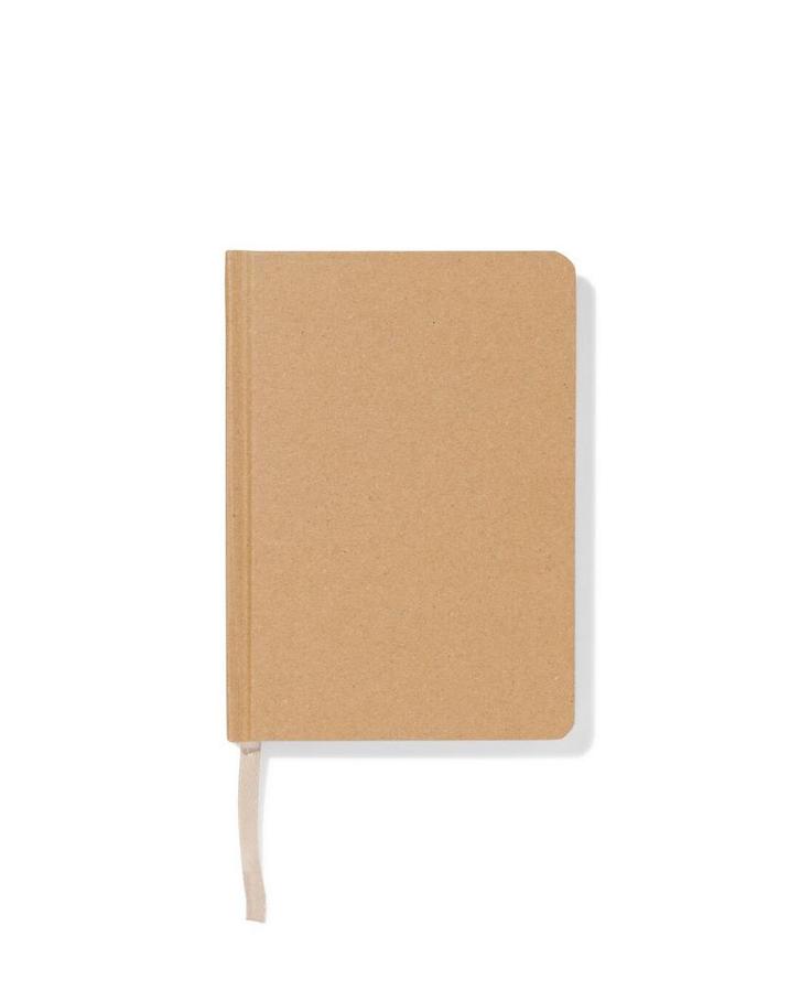 HEMA Notitieboek A6 blanco kraft, Diversen, Agenda's, Nieuw, Verzenden