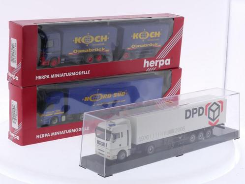 Schaal 1:87 Herpa 279475, 146999 en 145961 set van 3 vrac..., Hobby en Vrije tijd, Modelauto's | 1:87, Zo goed als nieuw, Herpa