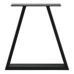 Stalen A /2 tafelpoot set van 2 meubelpoot 40x10x40 cm zwart, Huis en Inrichting, Tafelonderdelen, Verzenden, Nieuw