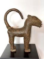 sculptuur, Sculpture, Panthère en Bronze – Art Royal Bénin /, Antiek en Kunst