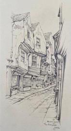 Anton Pieck (1895-1987) - Originele inktekening van The, Antiek en Kunst, Kunst | Schilderijen | Klassiek