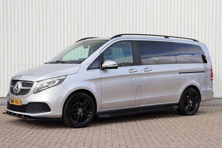 Mercedes-Benz V-Klasse 220d Lang DC | 360 Camera | Volleder, Auto's, Bestelauto's, Onderhoudsboekje, Lease, Overige kleuren, Automaat